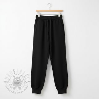 Dresówka drapana JOGGING black