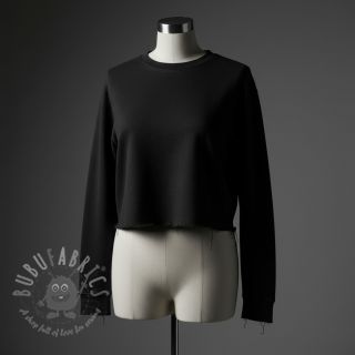 Dresówka drapana JOGGING black