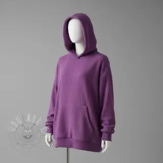Dresówka drapana JOGGING light violet