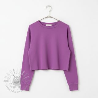 Dresówka drapana JOGGING light violet