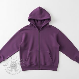Dresówka drapana JOGGING dark purple