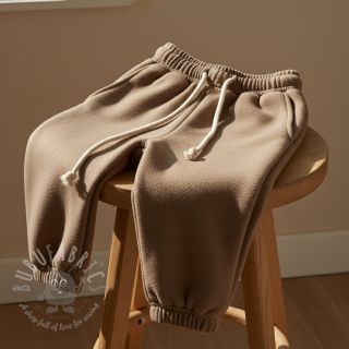 Dresówka drapana JOGGING sand