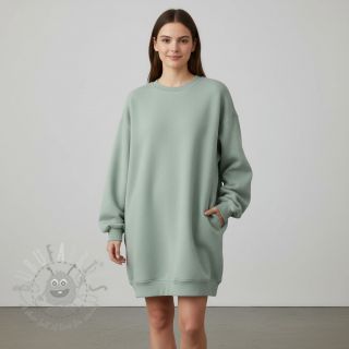 Dresówka drapana JOGGING old green