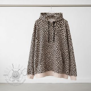 Dresówka Happy faces beige digital print