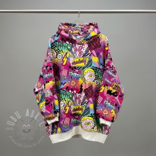 Dresówka Manga fuchsia digital print