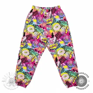 Dresówka Manga fuchsia digital print