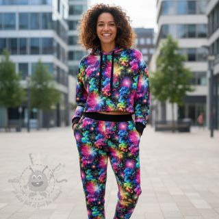 Dresówka Fire works design A digital print