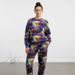 Dresówka Fantasy planets digital print