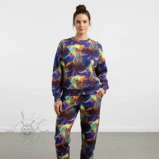 Dresówka Fantasy planets digital print