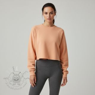 Dresówka drapana JOGGING light salmon