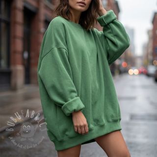 Dresówka drapana JOGGING forest green