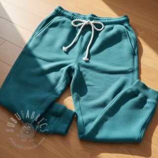 Dresówka drapana JOGGING petrol