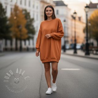 Dresówka drapana JOGGING salmon