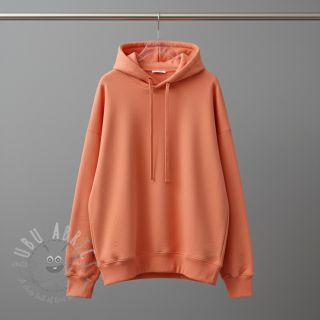 Dresówka drapana JOGGING coral