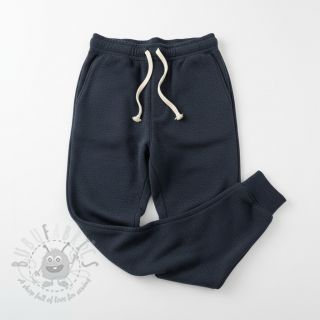 Dresówka drapana JOGGING navy melange