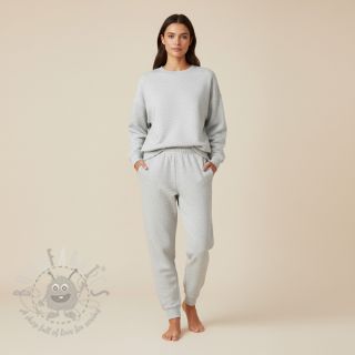 Dresówka drapana JOGGING ecru melange