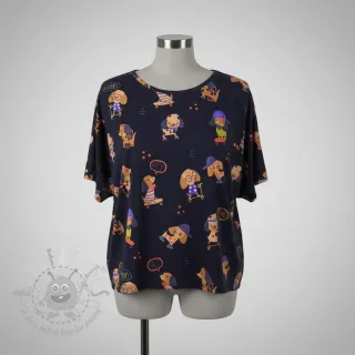 Jersey Dogs navy digital print