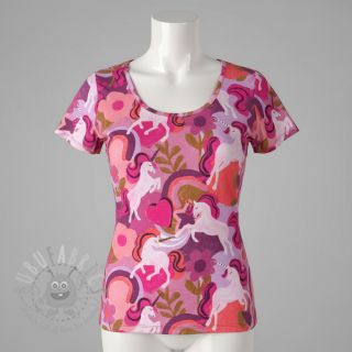 Jersey Unicorns mauve digital print