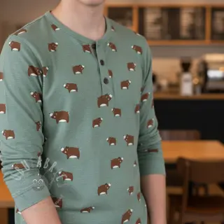 Jersey Bears dark mint melange