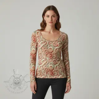 Jersey WISKOZA Unity orange digital print