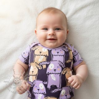 Jersey Funny dogs dark purple