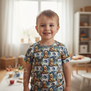 Jersey Mini animals design A digital print