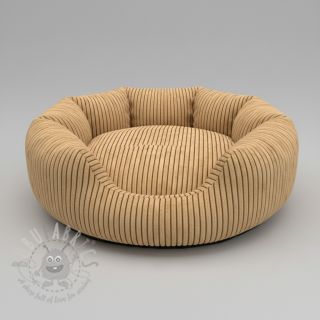 Sztuczne futro Shadow stripes bronze