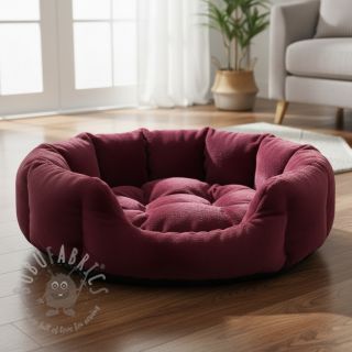 Sztuczne futro SMOOTH bordeaux