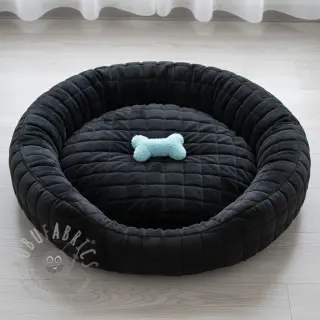 Sztuczne futro Block black