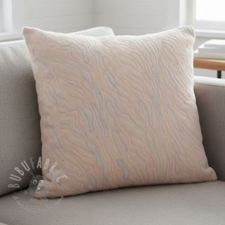 Sztuczne futro z tiulem powder