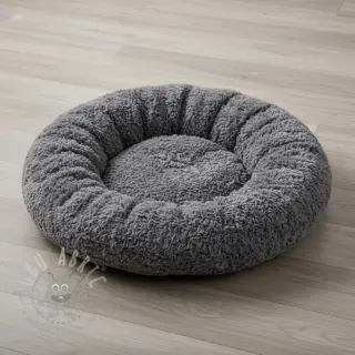 Sztuczne futro Curly grey
