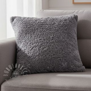 Sztuczne futro Curly grey