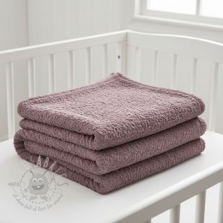 Sztuczne futro Curly mauve