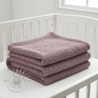 Sztuczne futro Curly mauve