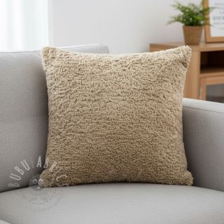 Sztuczne futro Curly beige