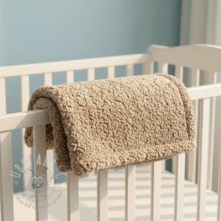 Sztuczne futro Curly beige