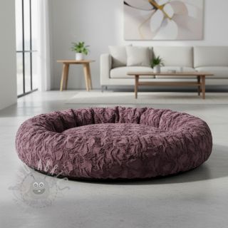 Sztuczne futro aubergine