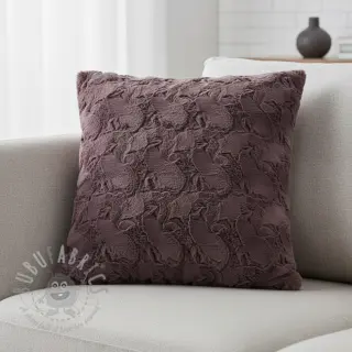 Sztuczne futro aubergine