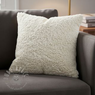 Sztuczne futro Curly ecru