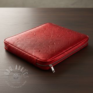 Skóra sztuczna SNAKE rouge metal