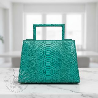 Sztuczna skóra COBRA turquoise