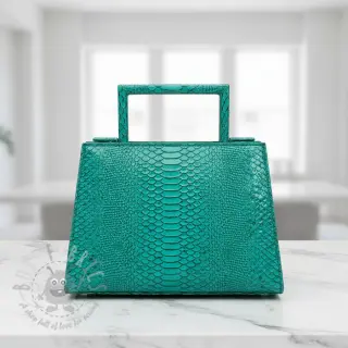 Sztuczna skóra COBRA turquoise