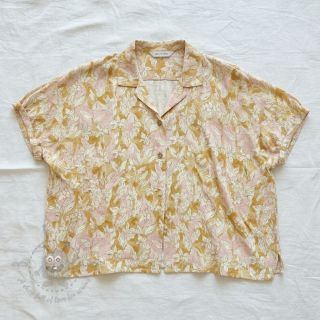 Tkanina wiskozowa z lnem CREPE Flowers Tomi digital print