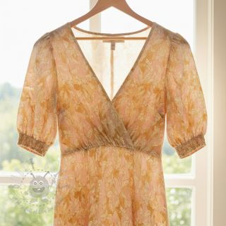 Tkanina wiskozowa z lnem CREPE Flowers Tomi digital print