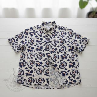 Tkanina wiskozowa z lnem Cayena design B digital print