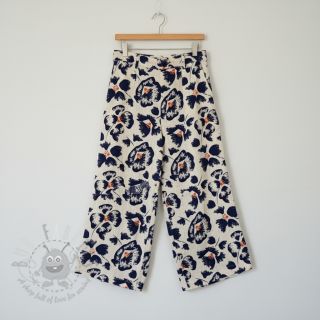 Tkanina wiskozowa z lnem Cayena design B digital print