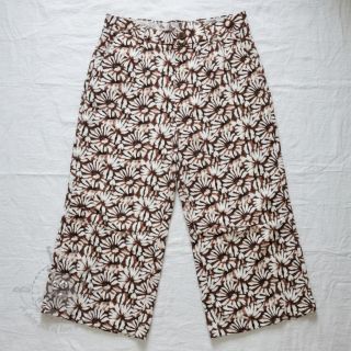 Tkanina wiskozowa z lnem Dandelions digital print