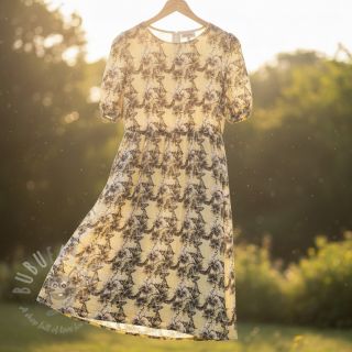 Tkanina wiskozowa z lnem Hibiscus digital print