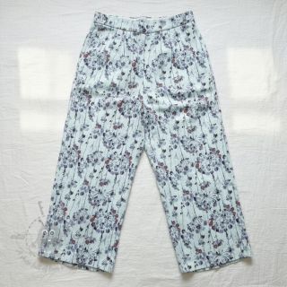 Tkanina wiskozowa z lnem Agapanthus design B digital print