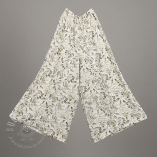 Tkanina wiskozowa z lnem Natural Lin Lissy ecru digital print